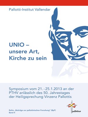cover image of UNIO--unsere Art, Kirche zu sein